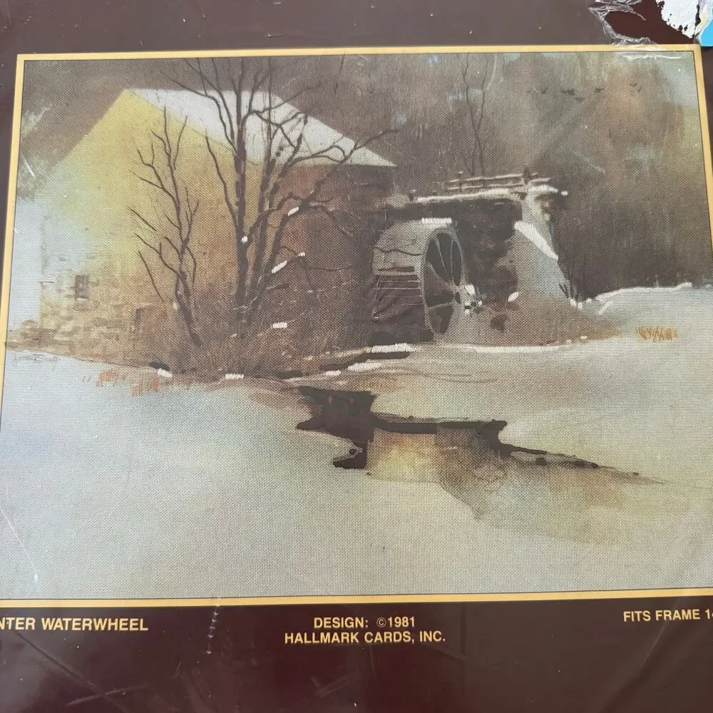 Sunset Stitchery outdoor stitchery waterwheel
