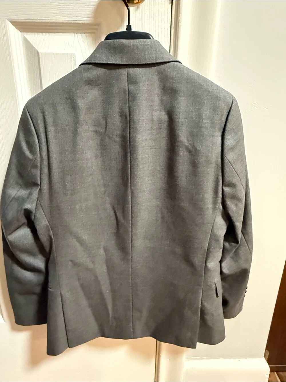 Lauren Ralph Lauren Gray Kids Blazer with Pocket Square