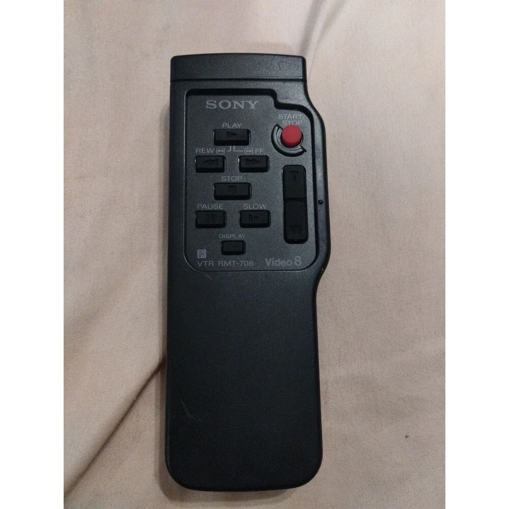 Sony CCD-TRV Series Video 8 Digital Handycam Remote Control VTR RMT-708 - Tested