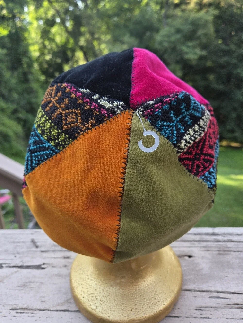 Wilda Freeland bold colorblock