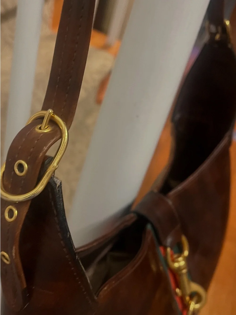 Riviera leather hobo