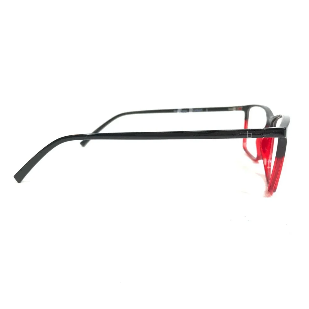 Ben.x Mod.271 Col.D222 Eyeglasses Frames Black Red Square Full Rim 55-15-140