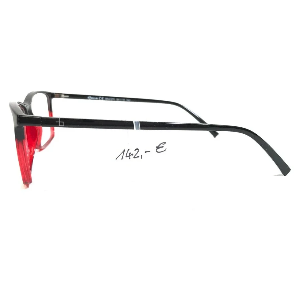 Ben.x Mod.271 Col.D222 Eyeglasses Frames Black Red Square Full Rim 55-15-140