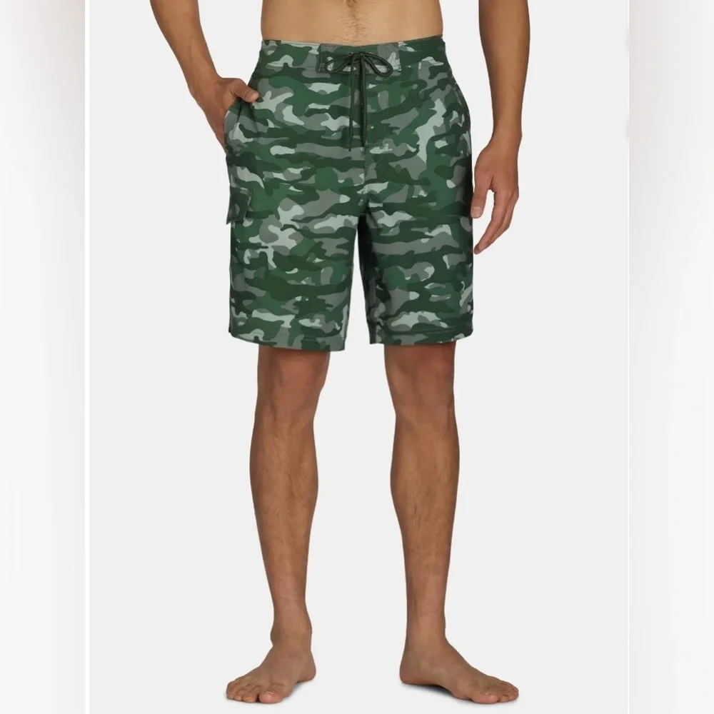 George Men's & Camo Cargo E-Board Stretch Trunks 9