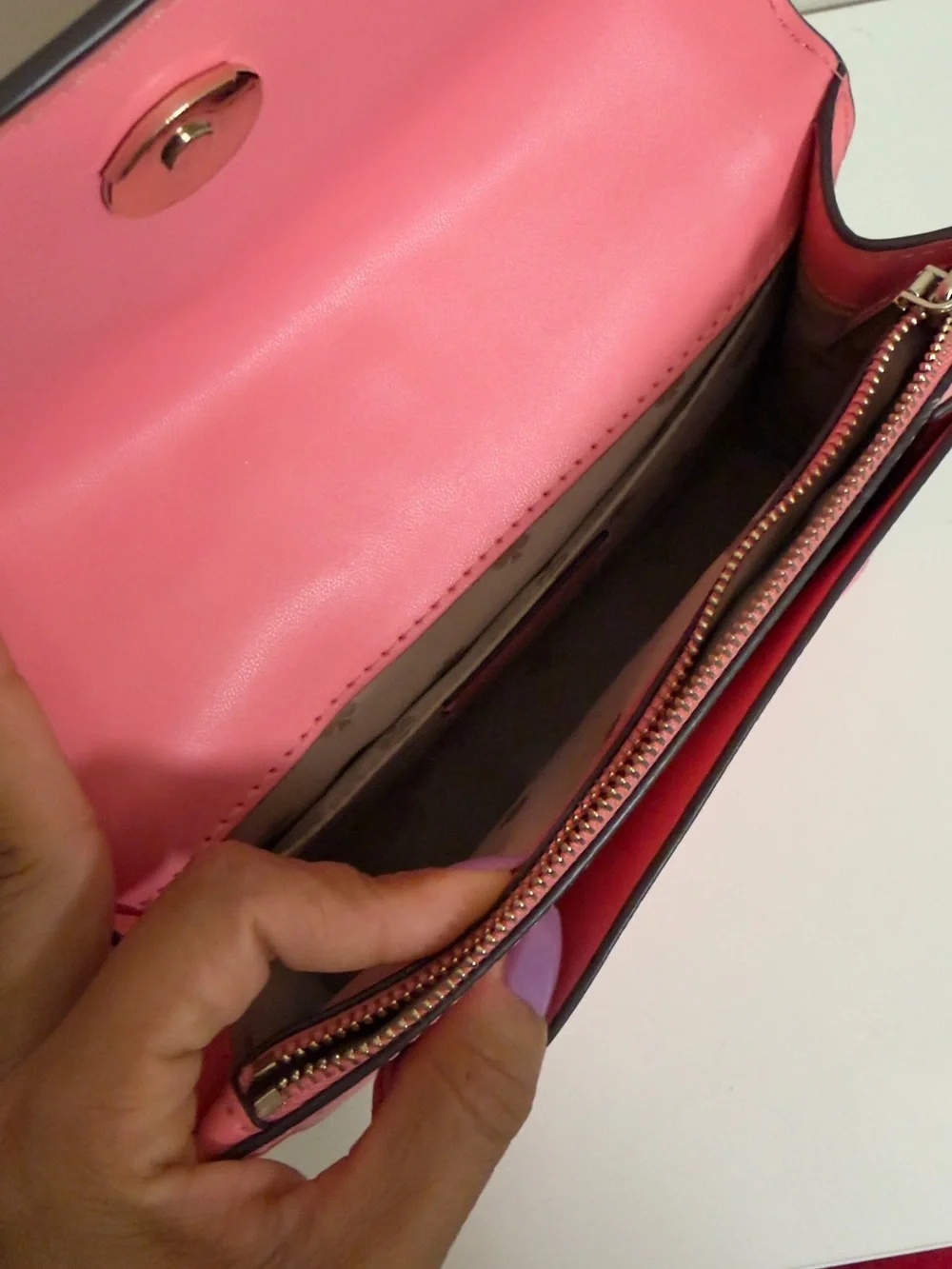 kate spade compact leather