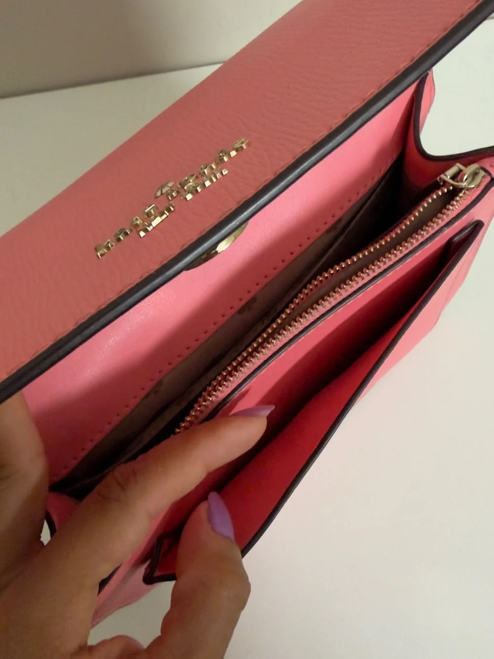 kate spade compact leather