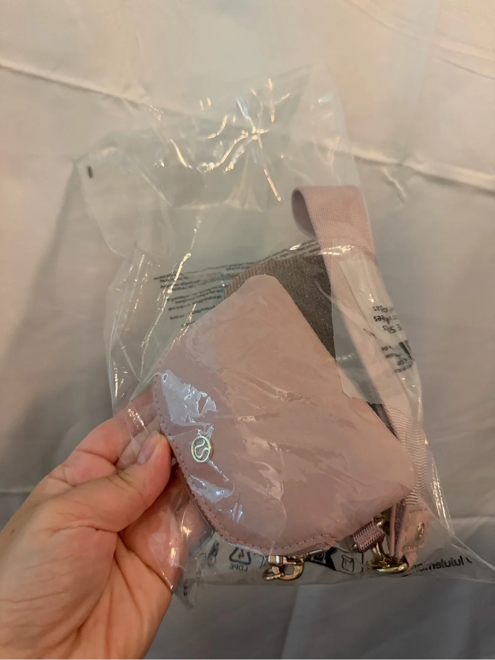 N/A champagne pouch mink