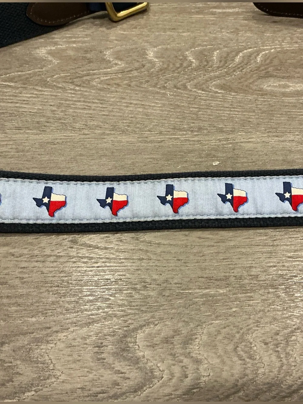 ♥️⚪️🔵TEXAS TX Vineyard Vines Belt Size 34 ♥️⚪️🔵