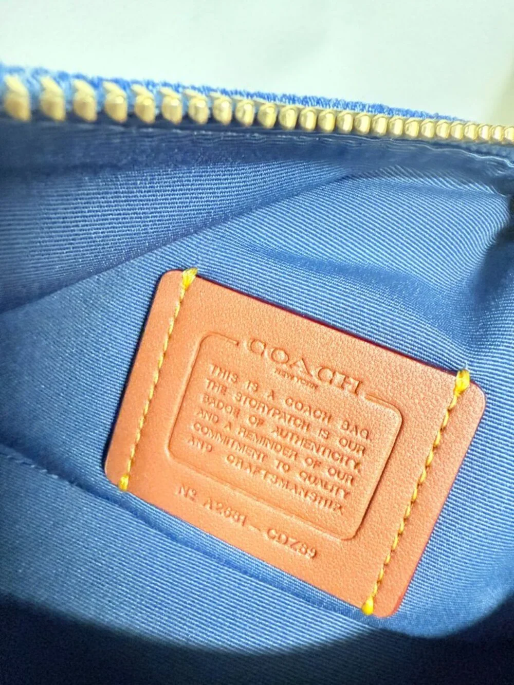 Coach style number