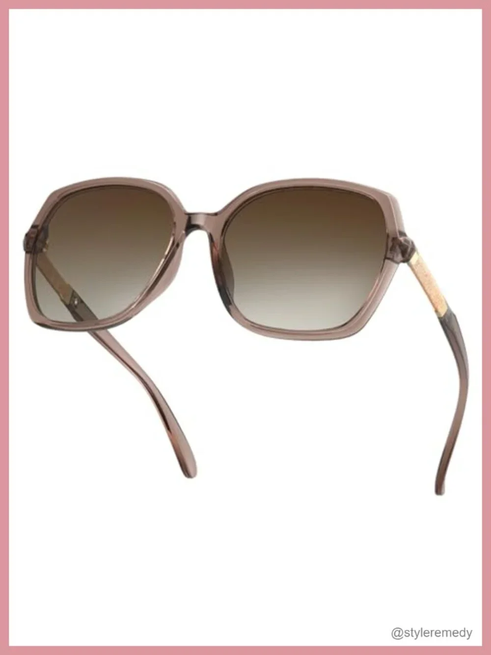 Classic Square Polarized Sunglasses Women Rhinestone Sparkling Frame UV400