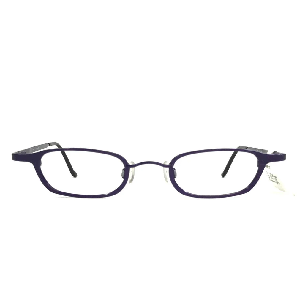 Ogi Eyeglasses Frames 5006 COL. 74 Purple Rectangle Full Rim Titanium 42-19-140