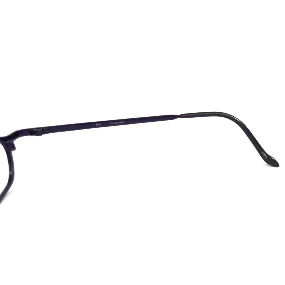 Ogi Eyeglasses Frames 5006 COL. 74 Purple Rectangle Full Rim Titanium 42-19-140