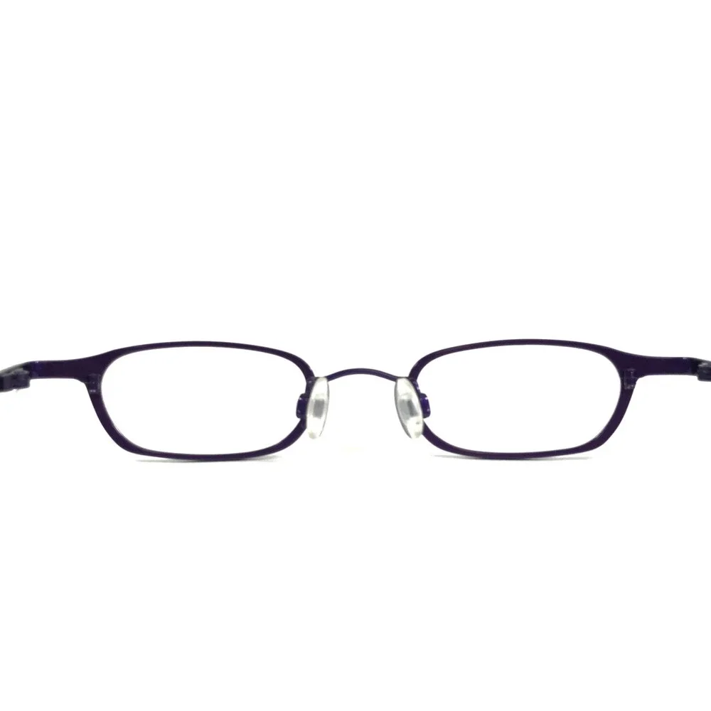Ogi Eyeglasses Frames 5006 COL. 74 Purple Rectangle Full Rim Titanium 42-19-140