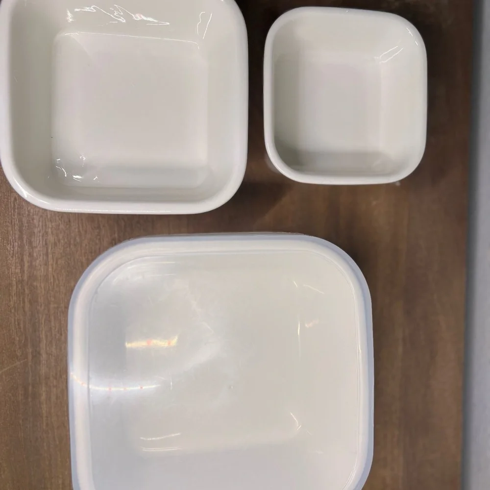 Hearth And Hand By Magnolia Set Of 3 Harvest Porcelain Containers (Fall 2019)