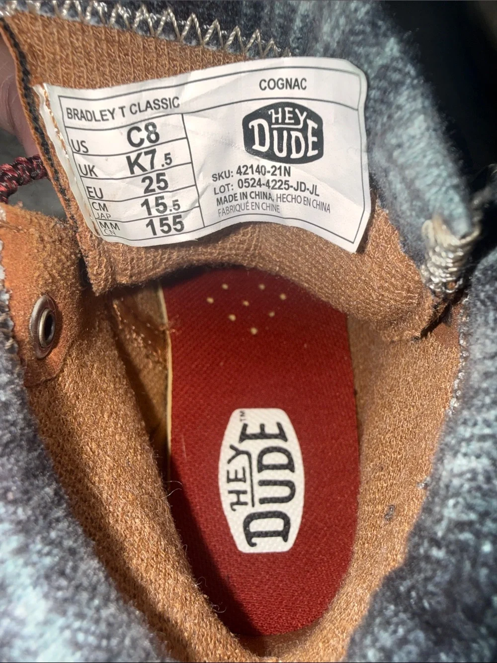 Hey Dude durable brown
