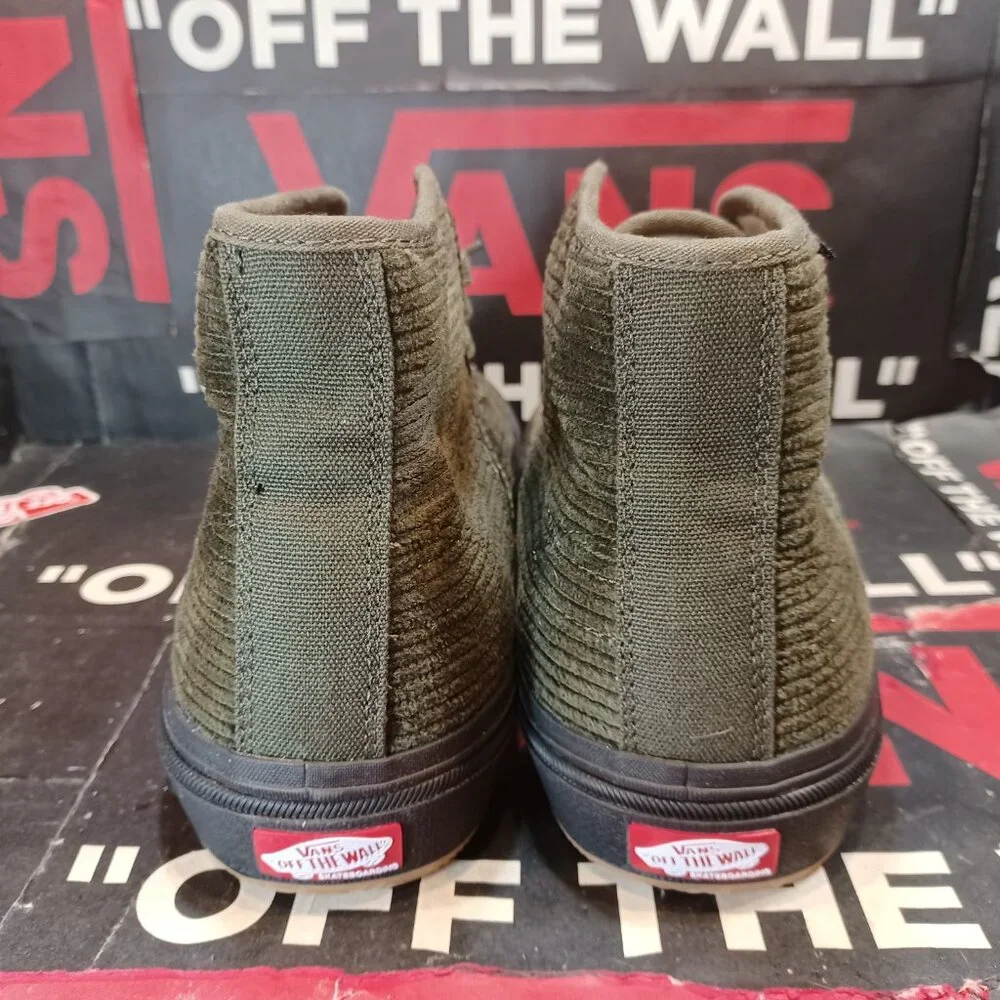 Vans Olive Green High-Top Sneakers