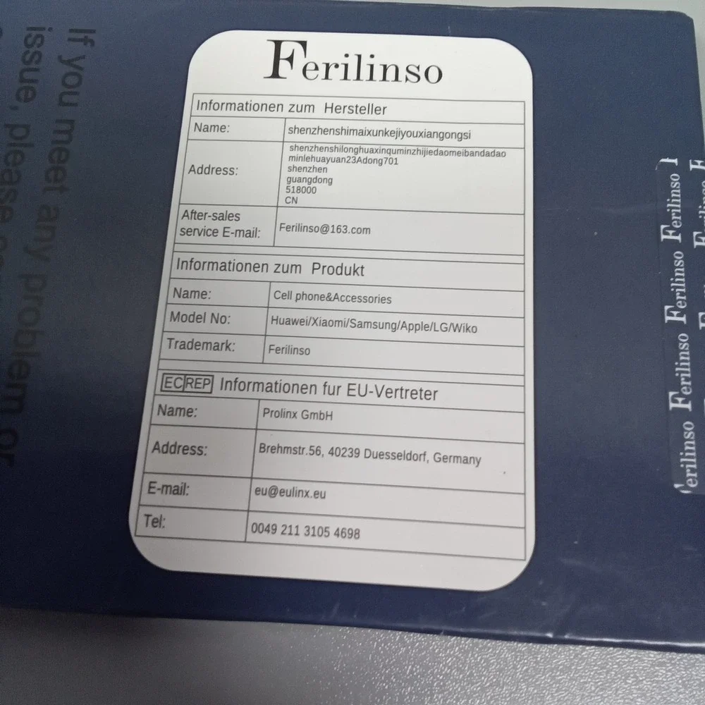 Ferilinso tempered glass