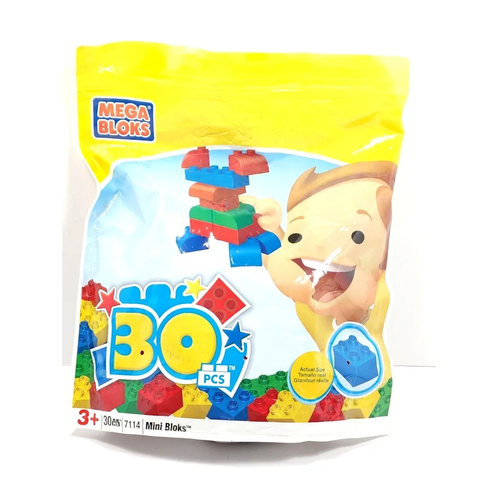 Mega Bloks 30‎ piece new sealed blocks NIP- ages 1+