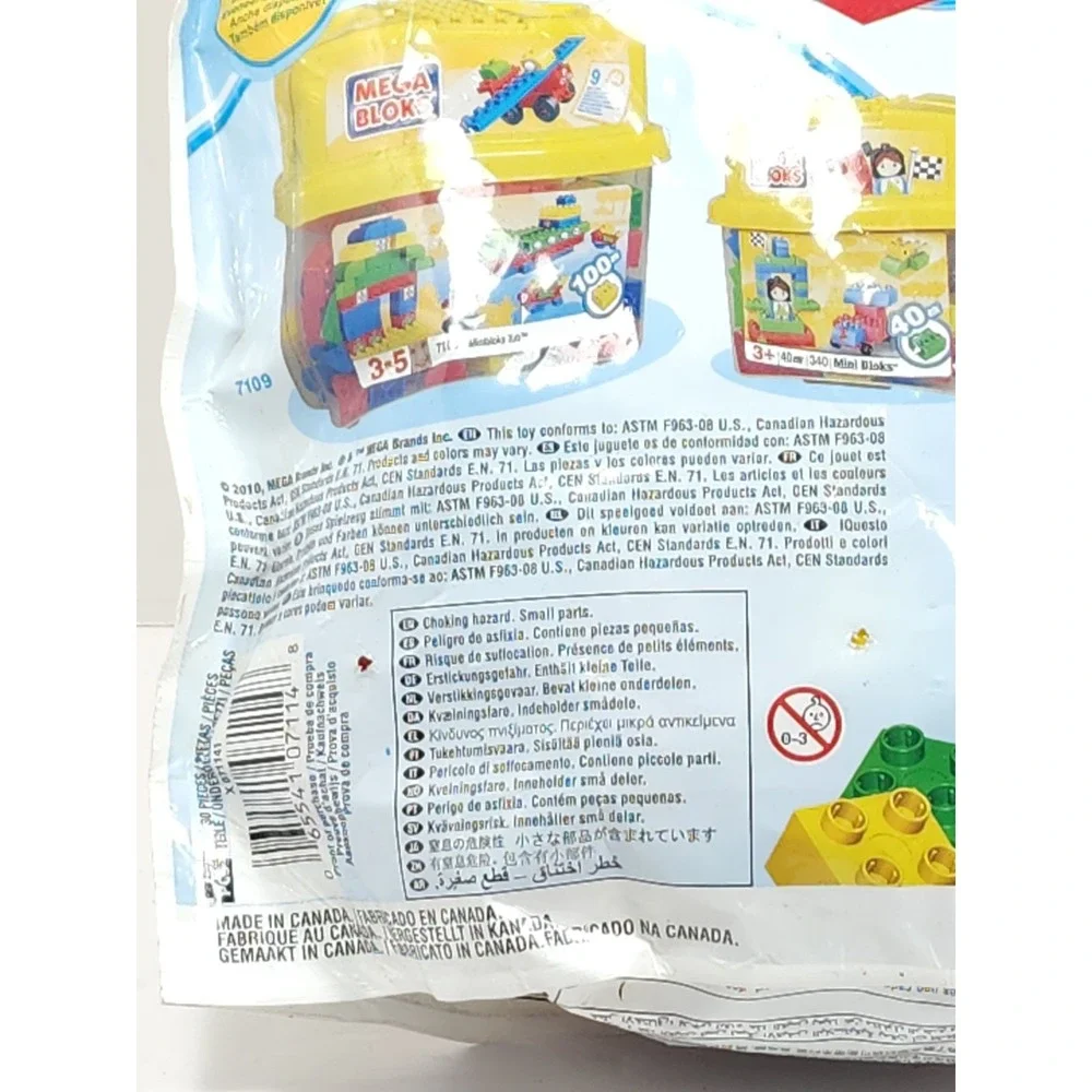 Mega Bloks 30‎ piece new sealed blocks NIP- ages 1+