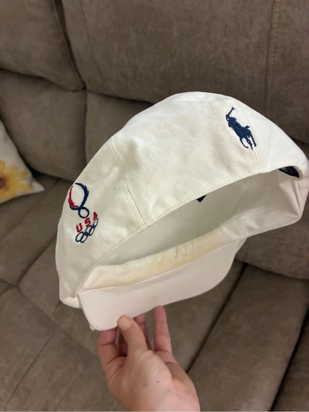 Polo by Ralph Lauren White USA Olympics Cap