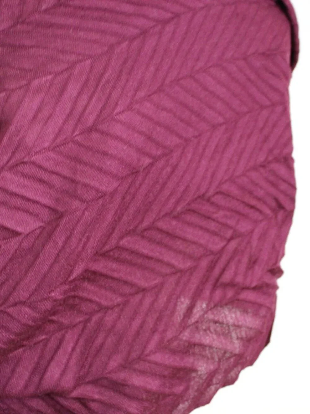 100% Cashmere Wrap Shawl Maroon Lightweight Evening‎ Wedding Fringe