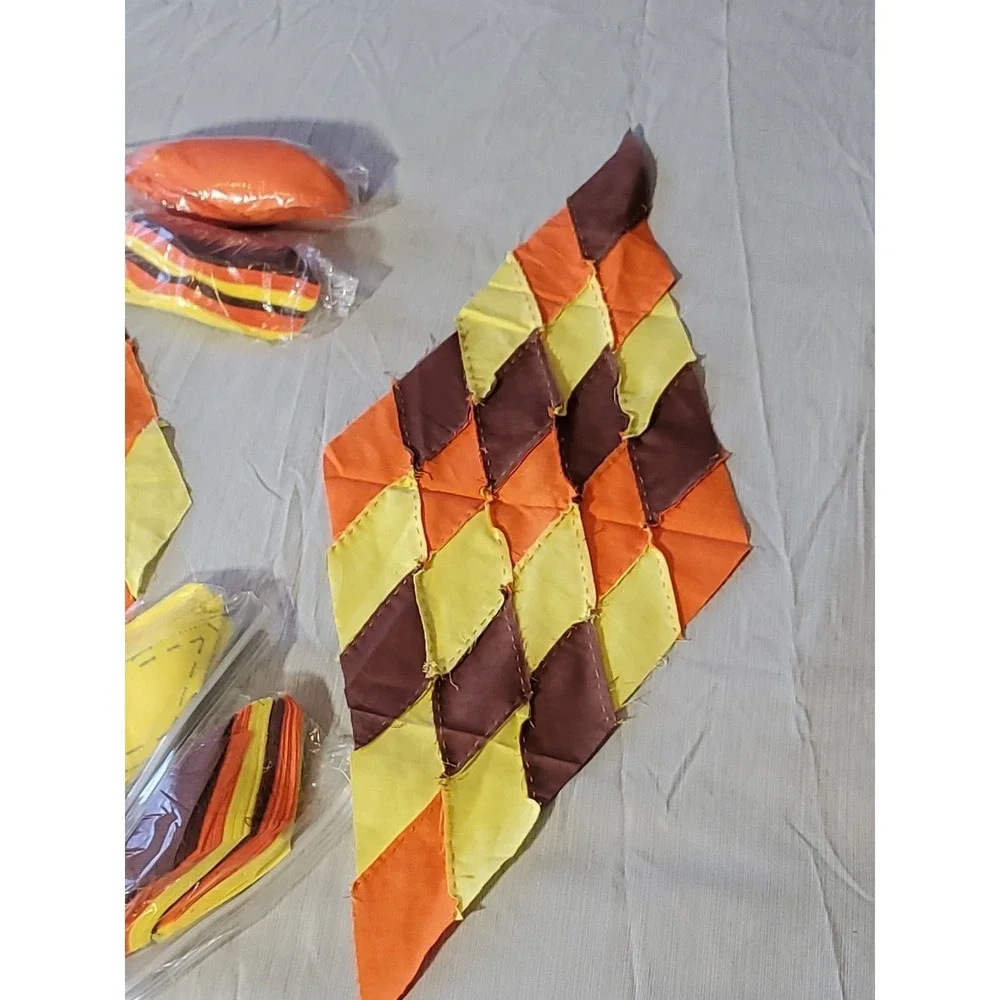 Handmade vintage harlequin
