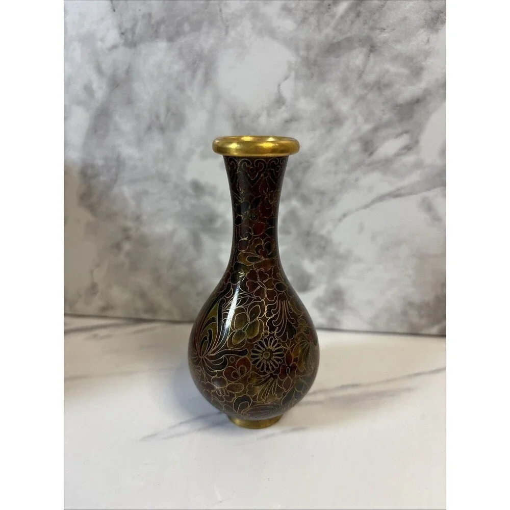 N/A cloisonné vase