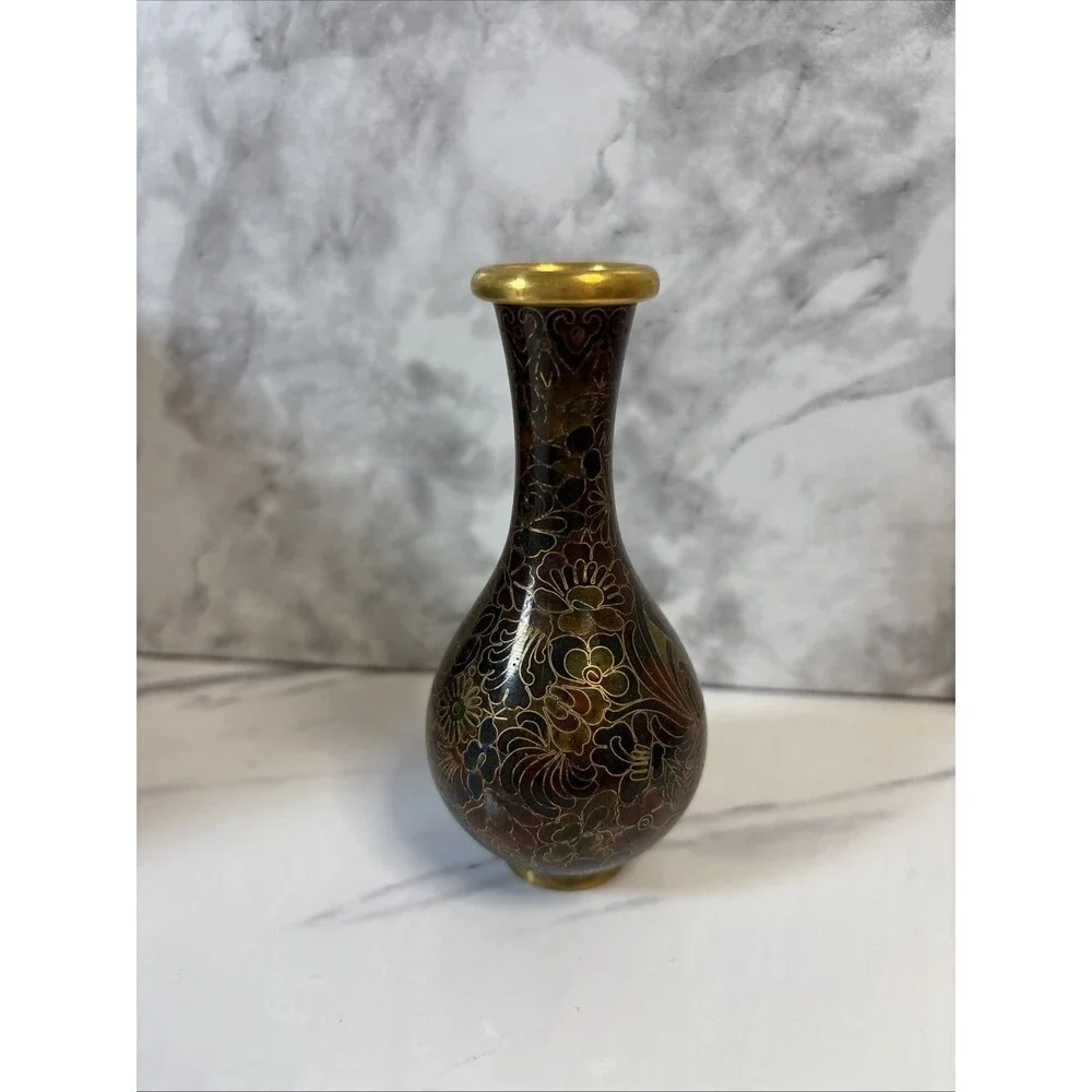 N/A cloisonné vase
