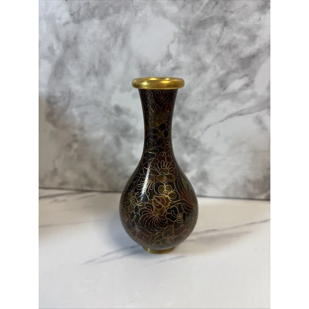 N/A cloisonné vase