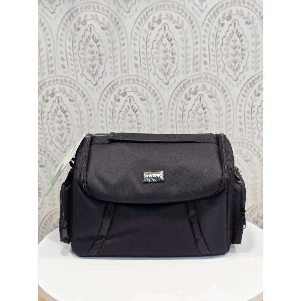 Vivitar VIV-DC-69 Large Gadget Camera Bag Black Adjustable Shoulder Strap