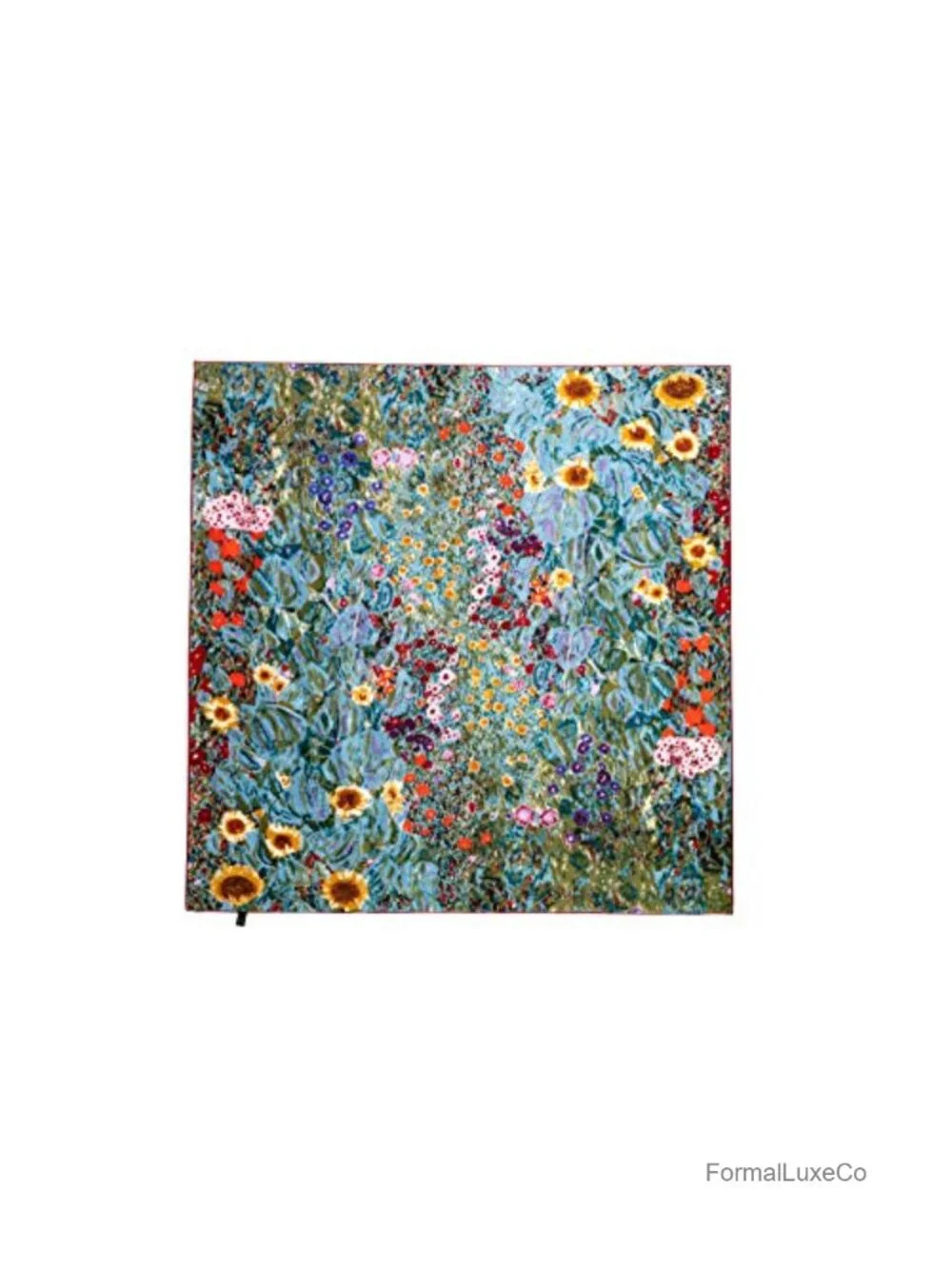 Silk Square Scarf Van Gogh Painted Fashion Scarf Wrap