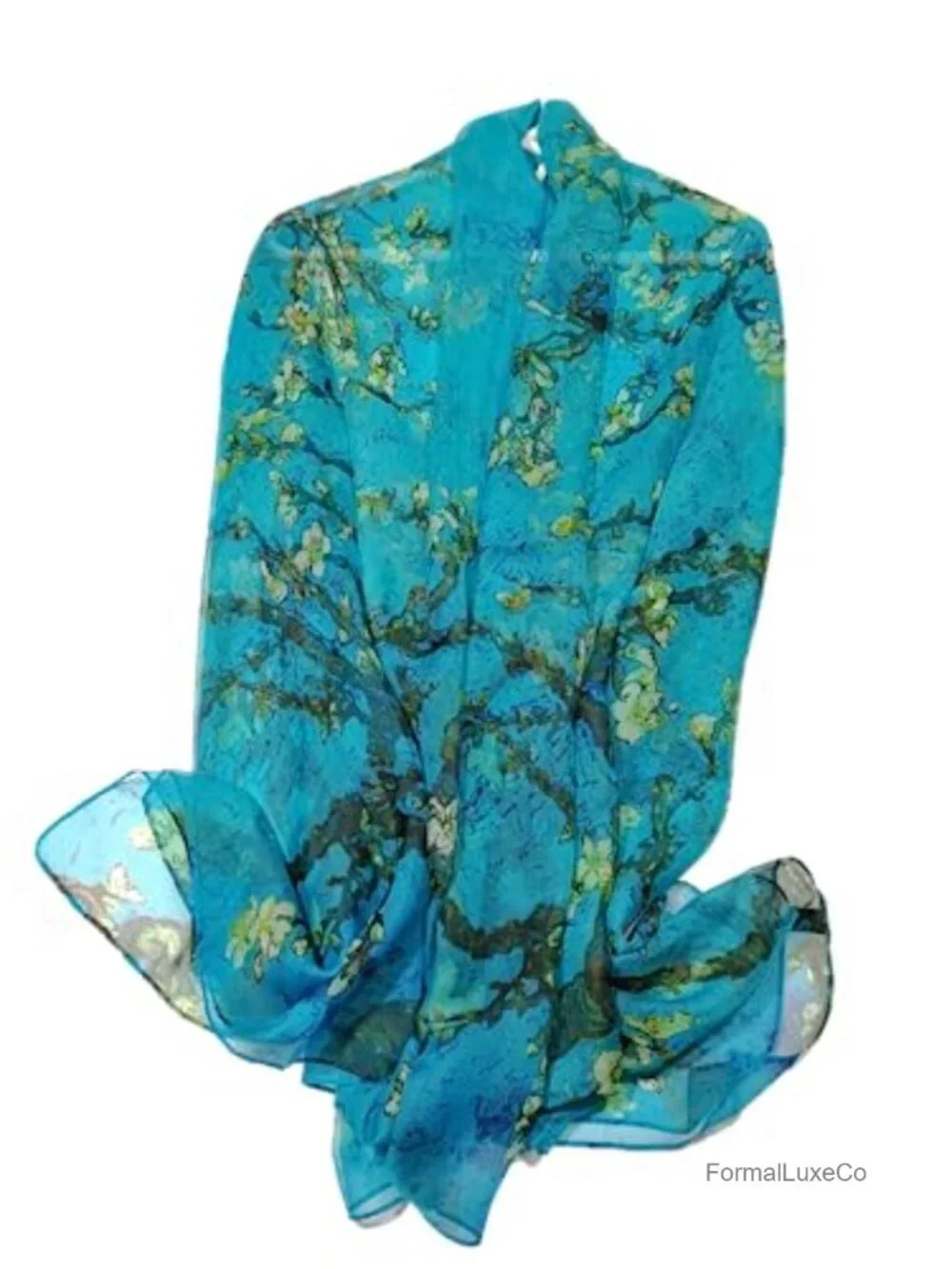 Super Large Silk Feel Floral Fashion Scarf Wrap Shawl