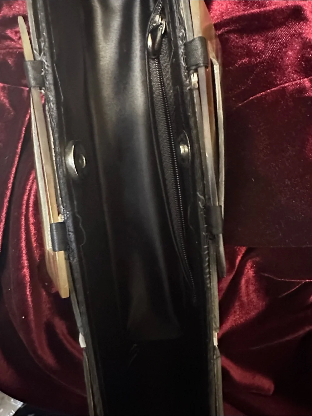Vintage clutch glossy