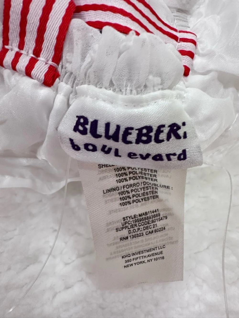 bluebari boulevard ruffle navy