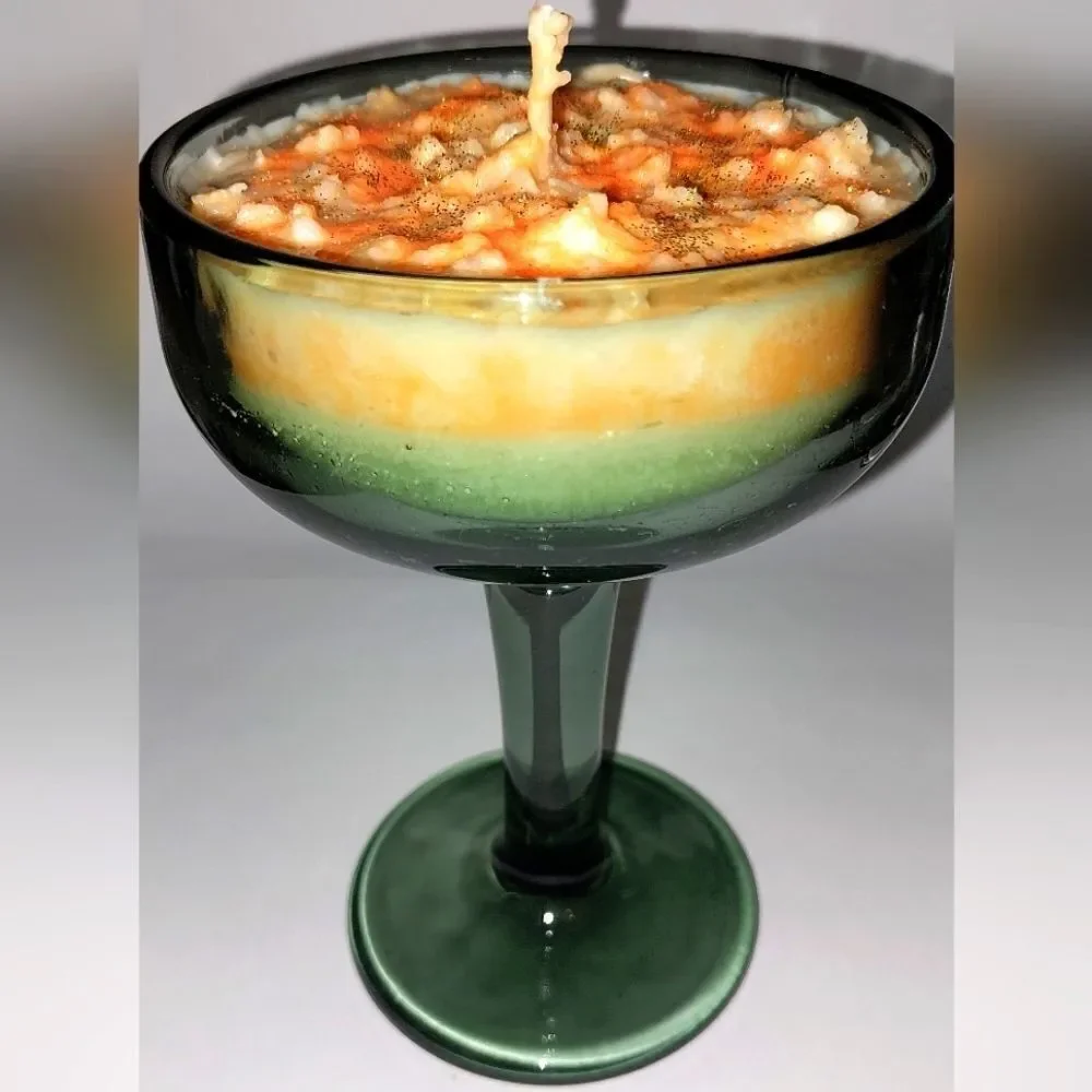 Hand Crafted hand candle cocktail