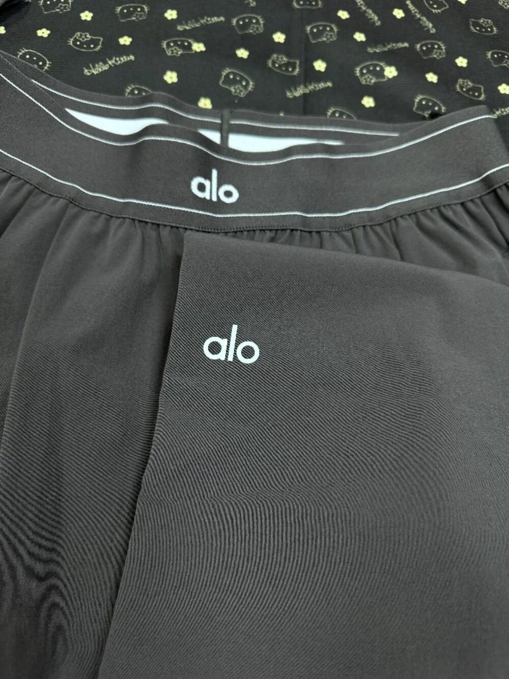 ALO Yoga wear tags