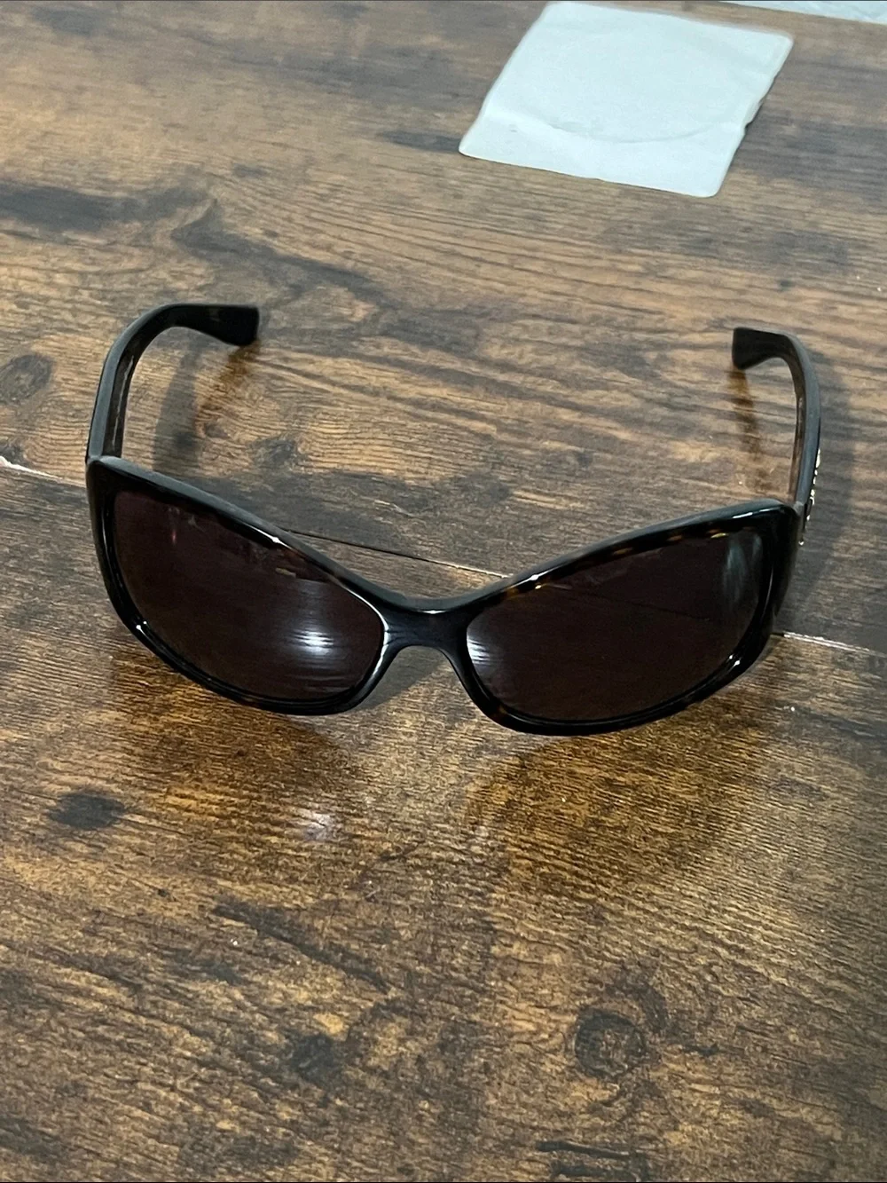 Juicy Couture Royals 0086 68[]16 /115 Brown Sunglasses with Gold Crest Accent