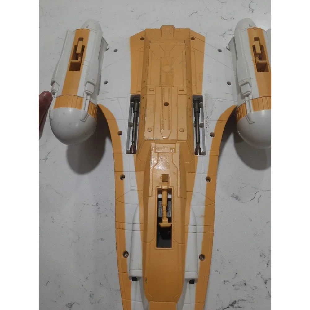 STAR WARS Y-Wing Fighter Bomber Clone Wars HASBRO Incomplete Toy Ship Lucas Rare