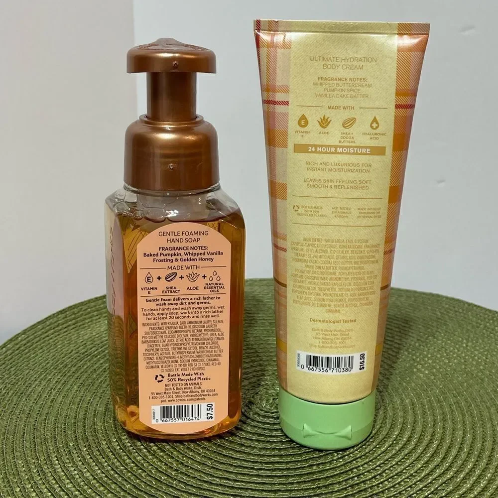 Bath & Body Works bbw pumpkin