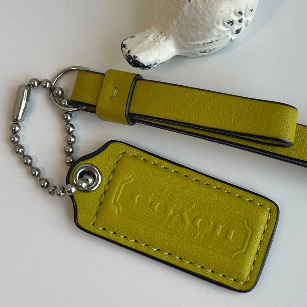 Coach charm tag bag