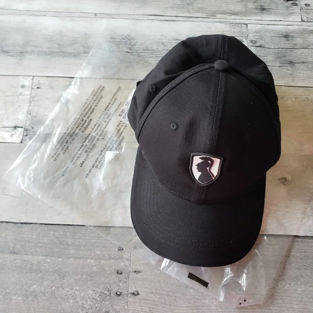 NWT - Vivienne Hu VHNY Baseball Cap - Logo Cotton Ball Cap in Black and White