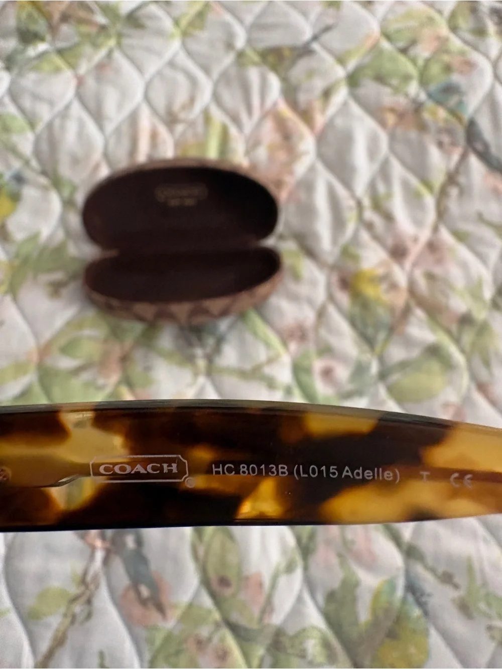 Coach Authentic Rare Tortoiseshell Oversized Sunglasses - Brown Gradient Lenses