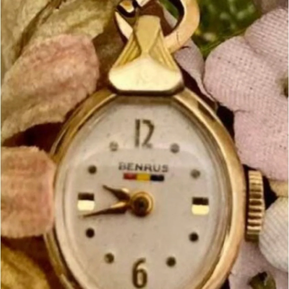 Vintage gold benrus ladies watch