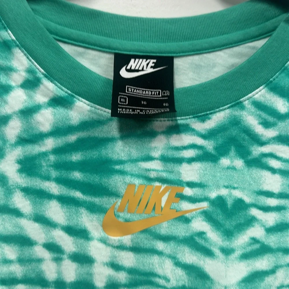Nike green tie dye T-shirt dress XL big kids
