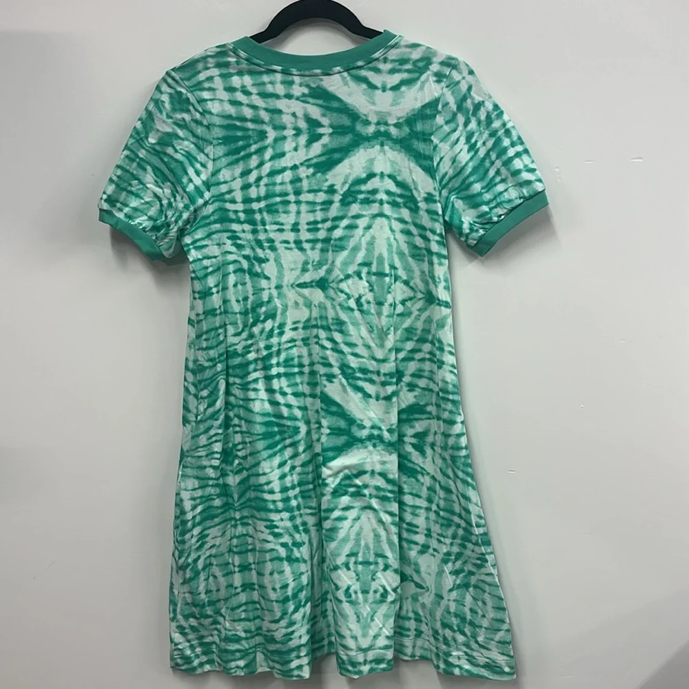 Nike green tie dye T-shirt dress XL big kids