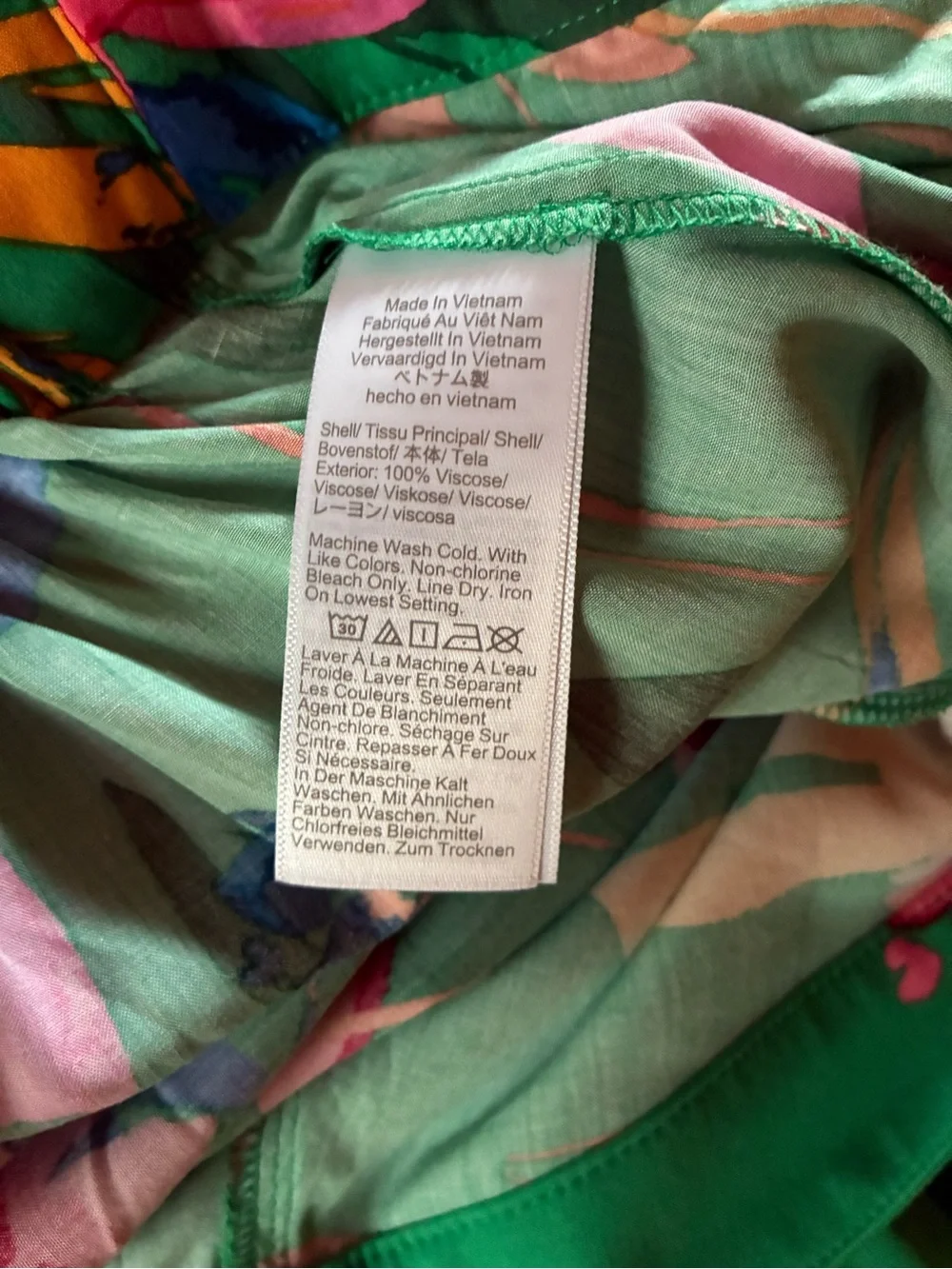 J. Crew vibrant green