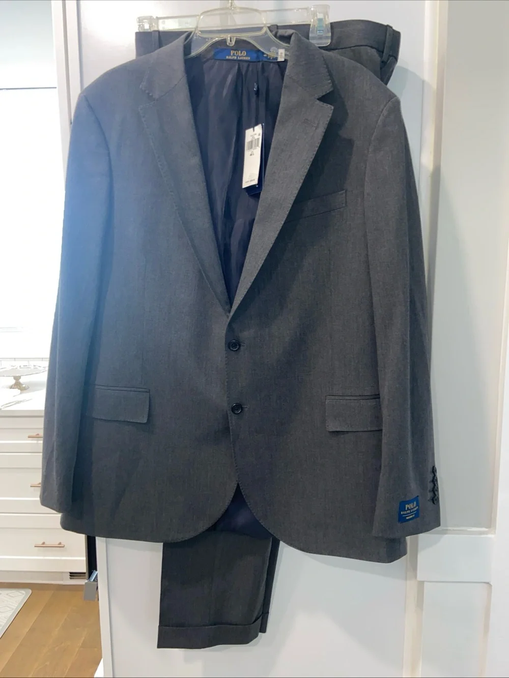 Ralph Lauren Gray Two-Button Men's Suit