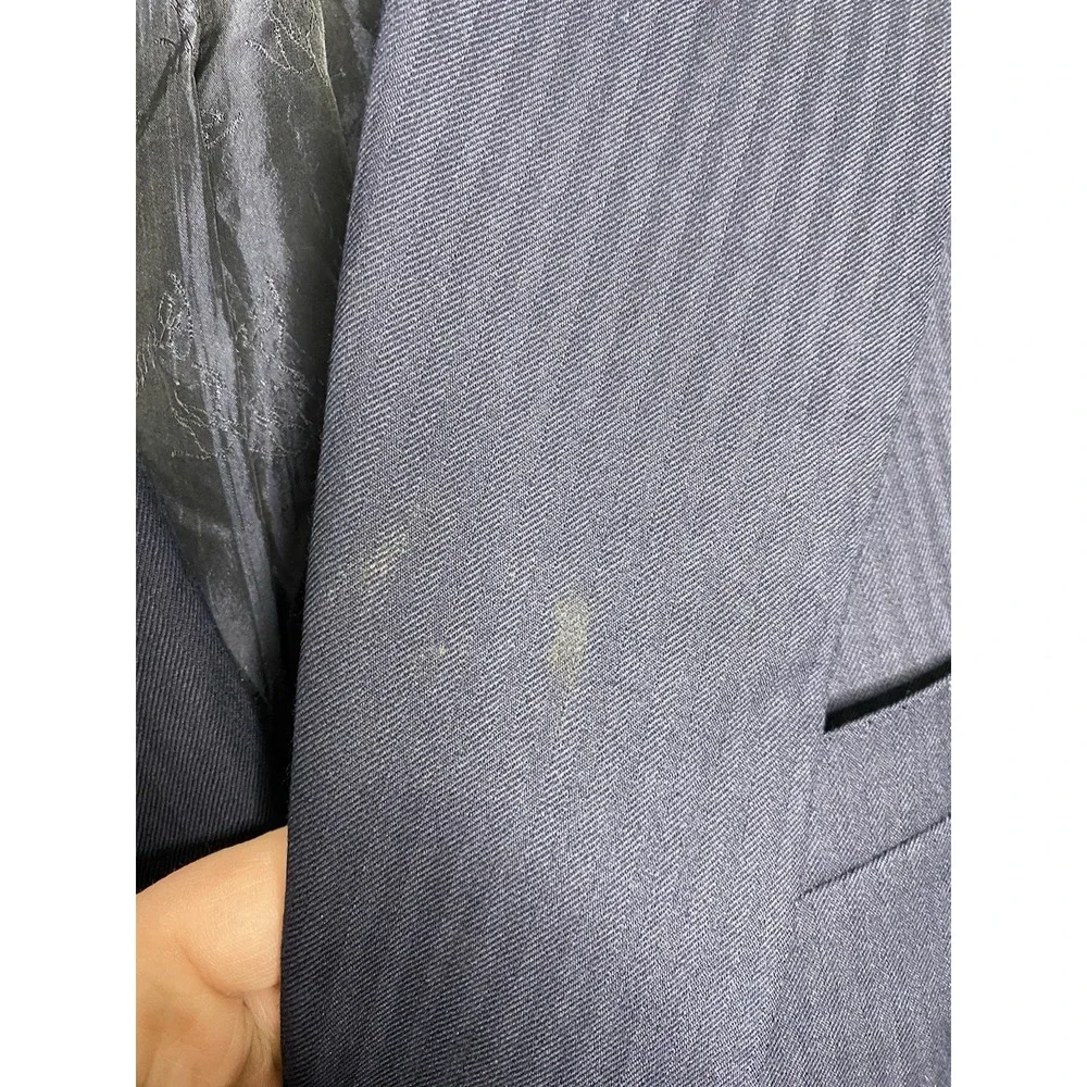 Brioni Men's Battaglia 100% Wool Blazer Blue Size 45‎ *read*
