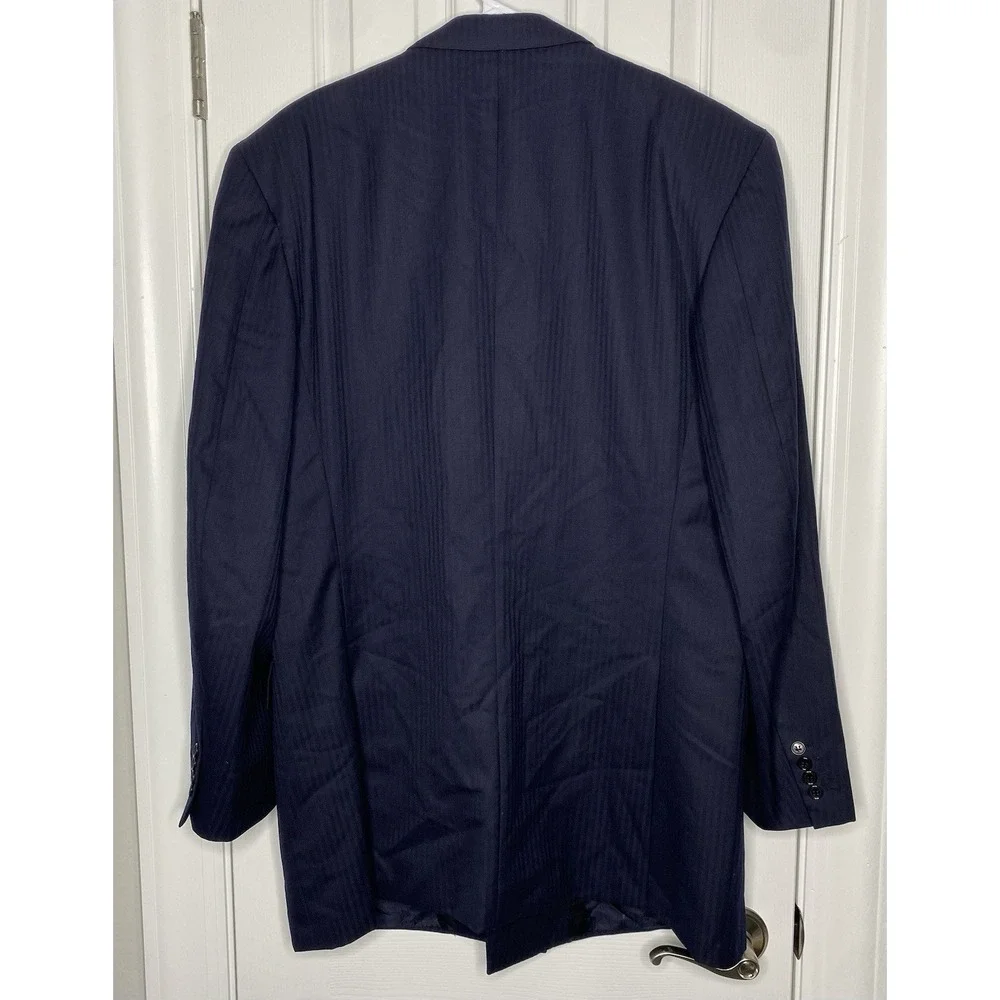 Brioni Men's Battaglia 100% Wool Blazer Blue Size 45‎ *read*