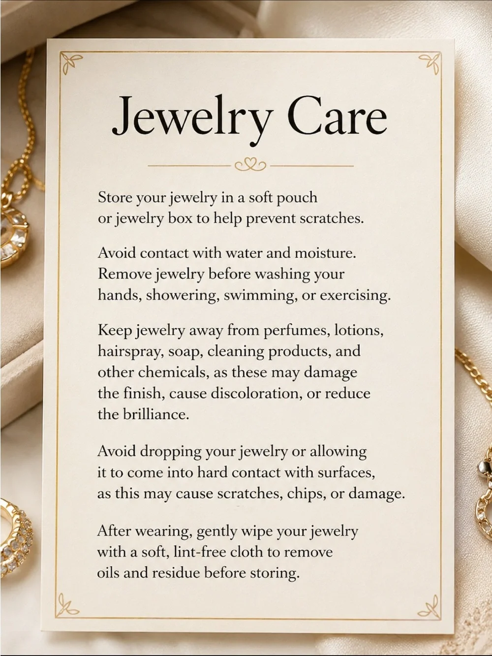 Swarovski please note